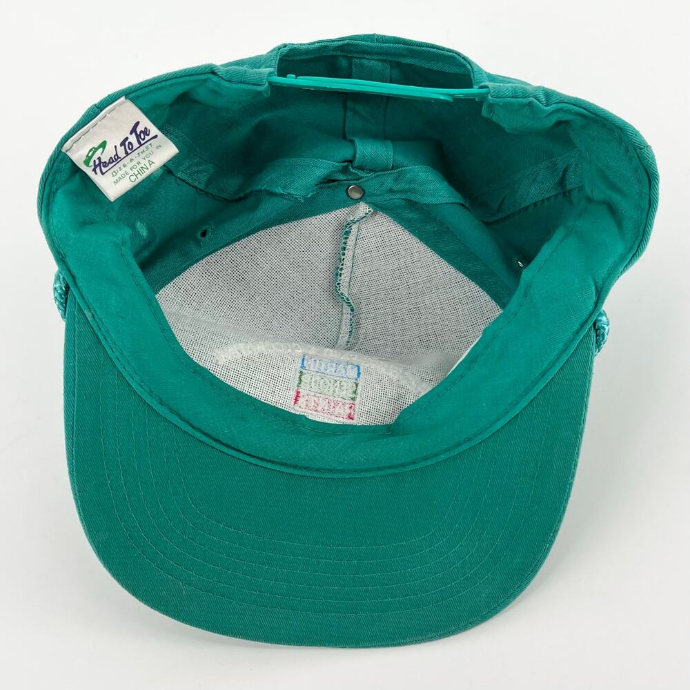 90s aqua trucker hat Andersons Hattiesburg Paint 1990s vintage - Picture 3 of 7